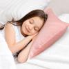 Babebay Toddler Pillow,13X18 Soft Kid Pillow for Sleeping, Machine Washable Toddler Pillow with Cotton Pillowcase, Age 2 to 5 (Pink) view 2