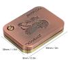 2 x 1.5 x 0.3inAdult Fidget Toys Metal Poker Push Card Fidget Slider Sensory Toy Finger Skateboards, Fidget , Decompression Cubes view 4