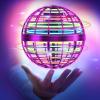 Flying Orb Ball Pro 2023 Hover Fly Boomerang Ball Toy Cosmic Globe Built in RGB Light 360Rotating Drone Ball Outdoor Cool Stuff Toy for Kid Adult Playing Galactic Flying Spinner Galaxy Ball (Purple) view 1
