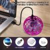 Flying Orb Ball Pro 2023 Hover Fly Boomerang Ball Toy Cosmic Globe Built in RGB Light 360Rotating Drone Ball Outdoor Cool Stuff Toy for Kid Adult Playing Galactic Flying Spinner Galaxy Ball (Purple) view 4