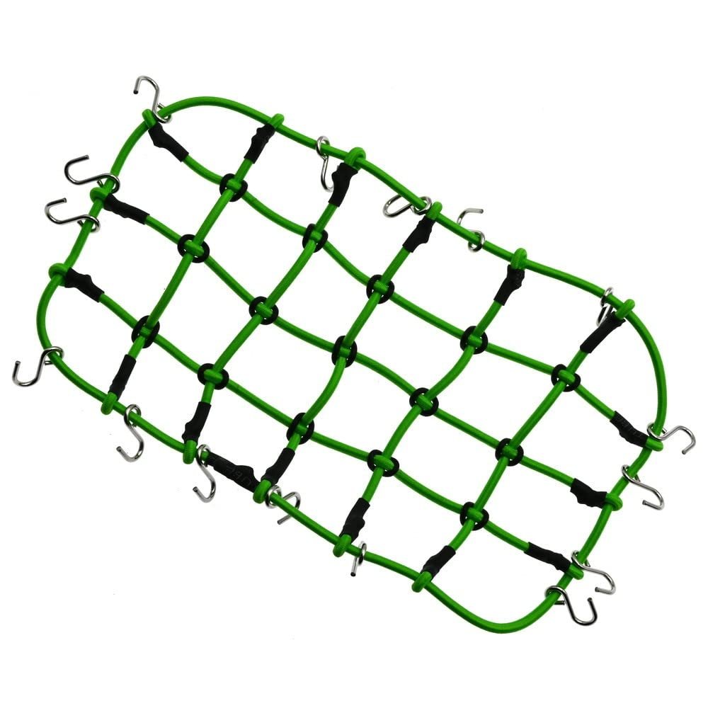 1Pc 190 * 110mm Luggage Roof Rack Net for 1/10 RC Crawler AXIAL SCX10 D90 D110 Traxxas TRX-4 Trx4 Rc Car Accessories 1/10 Accessory (Color : Green)