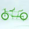 MERLHY Adult Tandem Bike, Model Bike, 2-Seater, Handmade Aluminum Wire Preparation, Suitable for Children's Gifts, Collections, Etc view 1