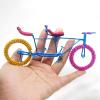 MERLHY Adult Tandem Bike, Model Bike, 2-Seater, Handmade Aluminum Wire Preparation, Suitable for Children's Gifts, Collections, Etc view 4