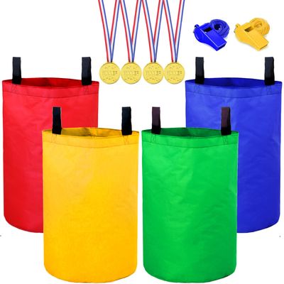 Niantime Potato Sack Race Bags, Colorful Sturdy Sack Race Bags Outdoor Lawn Games for Kids & Childrens, No Odors or Messy Fibers, Birthday Party and Outdoor Family Games Set