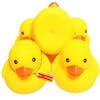 3 inch Kalafona Rubber Yellow Ducks/ Ducky No Hole Waterproof No Squeak Bath/Pool/Water Float Toy Stuffed with Sealed Plug Without Hole for Kids in Bulk view 1