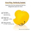 3 inch Kalafona Rubber Yellow Ducks/ Ducky No Hole Waterproof No Squeak Bath/Pool/Water Float Toy Stuffed with Sealed Plug Without Hole for Kids in Bulk view 3