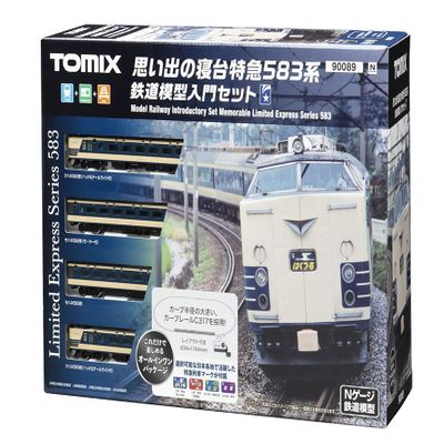 N Gauge 583 Series Sleeper Express Model Set by Tomytec