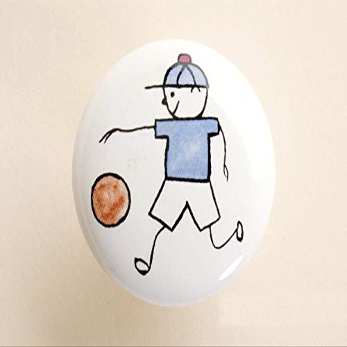 10Pcs Furniture Hardware Child Basketball Junior Kit Drawer Knobs(Diameter:38mm)