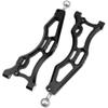 ShareGoo Metal Suspension Arms Set Front Upper & Lower Swing Arm Rear Lower A Arms Compatible with 1/8 Arrma Kraton 6S BLX Outcast 6S BLX Talion 6S BLX Notorious 6S BLX RC Car (Black) view 2