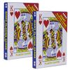 2 Pack Large Jumbo Playing Card Deck - 5x7 Inch Giant Poker Super Big Game Card Set Oversized Bridge Playing Cards Huge Magic Poker for Family Party Fun view 1