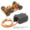 1/28 Scale RC Truck, Durable Plastic Shell Steel Gears 28T Digital Arm Screws Mini Remote Control Car for Kids Adults Racing Recreation Gift view 4