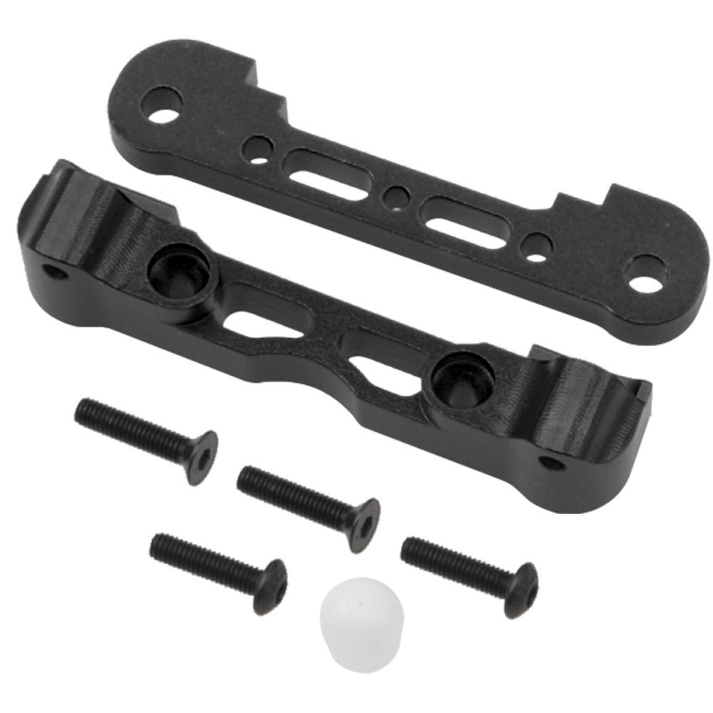 Vgoohobby Aluminum RC Front Lower Arm Suspension Mount Fixing Arm Compatible with Arrma 1/8 Tailon Typhon Kraton Notorious 6S BLX, 1/7 Felony Infraction V2 Limitless Mojave Upgrade Parts (Black)