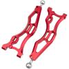 ShareGoo Metal Suspension Arms Set Front Upper & Lower Swing Arm Rear Lower A Arms Compatible with 1/8 Arrma Kraton 6S BLX Outcast 6S BLX Talion 6S BLX Notorious 6S BLX RC Car (Red) view 2