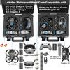 LEKUFEE Waterproof Case for DJI Avata - Explorer Combo/Pro/Fly Smart Combo & Accessories (Carry Case Only) - Not for DJI AVATA 2, Black view 2