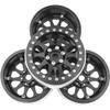 4Pack Vgoohobby Alloy 2.2" RC Beadlock Wheels Rims 35mm Compatible with 1/10 RC Axial Wraith RR10 YETI SCX10 D90 Traxxas TRX4 CC01 Crawler Car (Black) view 3