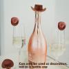 20 Pcs Brown Mini Cowboy Hats for Crafts Plastic Tiny Cowboy Hat Cute Small Cowboy Hats for Bottles Doll & Cake Decorations view 3