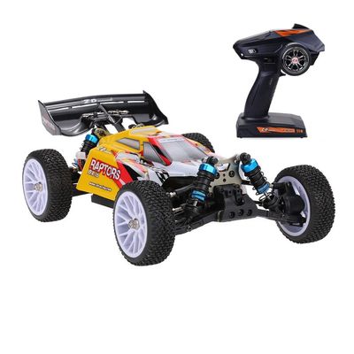 QIYHBVR RC Car, 1:16 Scale Remote Control Car, 4WD 55km/h High Speed Racing Car, Off-Road Buggy Drift Car RTR with Brushless Motor and Metal Servo 35A Waterproof ESC, for Adults