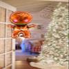 32.5" Gingerbread Man Christmas Foil Balloons - Pink Cheek Larger Gingerbread Man Xmas Decoration Kids Balloon New Year Eve Party Supplier JM Puri Mi 6pcs view 3
