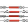 4Pcs ShareGoo Front Rear Drive Shaft CVD Driveshaft w/Hex Adapter Compatible with 1/8 Arrma Typhon 4x4 3s BLX Typhon 550 Mega 4x4 RC Car Upgrades Parts (Red) view 2