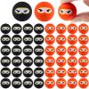 Chivao Ninja Bouncing Balls, Bouncing Ninja Toy Game Party Favors 1.26 Inch Bouncy Balls for Graduation Birthday Party School Outdoor Activities(36 Pcs) view 1