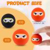 Chivao Ninja Bouncing Balls, Bouncing Ninja Toy Game Party Favors 1.26 Inch Bouncy Balls for Graduation Birthday Party School Outdoor Activities(36 Pcs) view 2