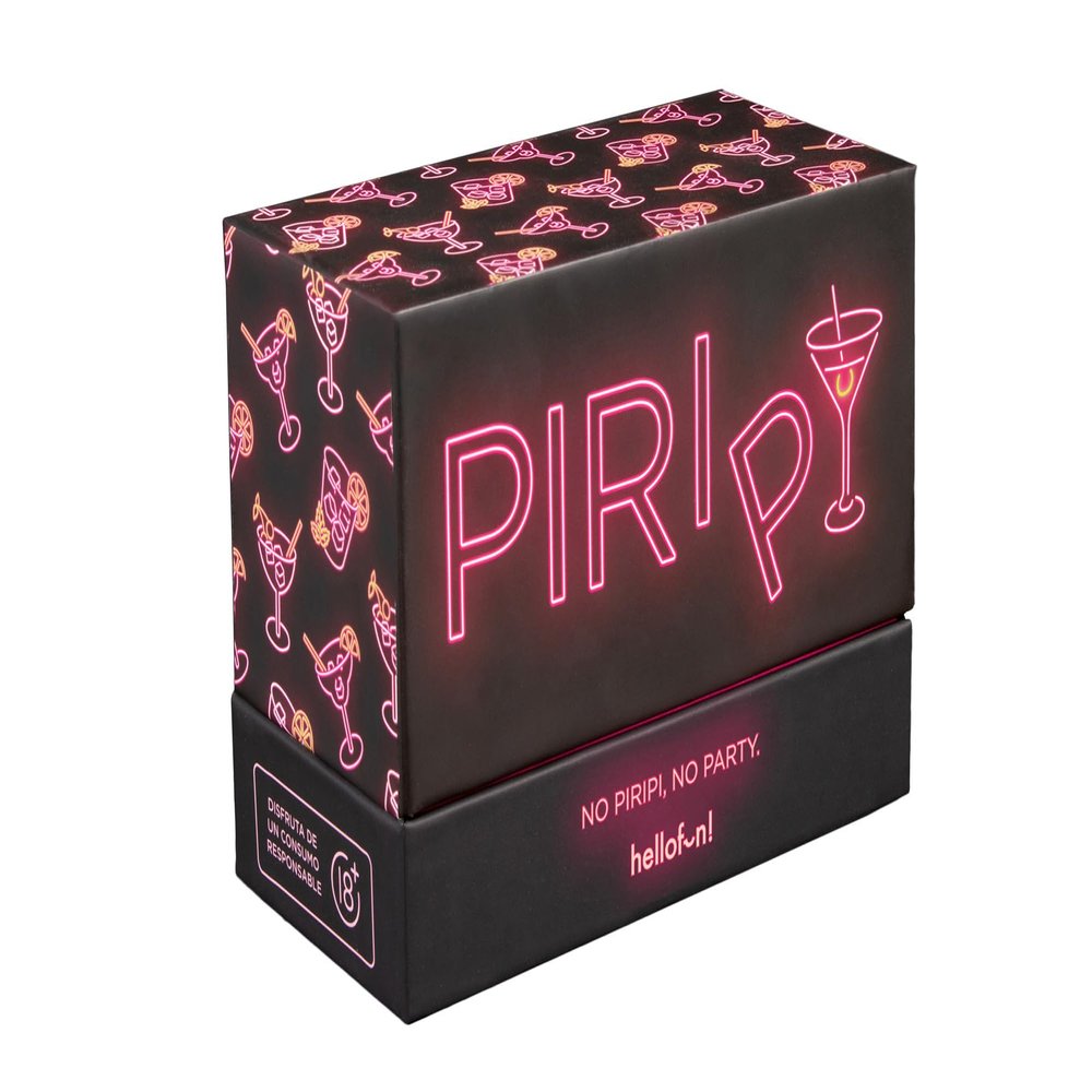 Regalador hellofun! Juego Piripi | El Juego de Beber definitivo, UNA Fiesta en Forma de Juego de Mesa | +250 Tarjetas con Pruebas Que jams has Hecho | +18