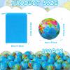 HyDren 100 Pcs Mini Globe Stress Balls Bulk 2 Inch World Earth Day Foam Relief Stress Balls for Finger Exercise Carnival Rewards Party Gift Bags view 3