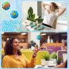 HyDren 100 Pcs Mini Globe Stress Balls Bulk 2 Inch World Earth Day Foam Relief Stress Balls for Finger Exercise Carnival Rewards Party Gift Bags view 4