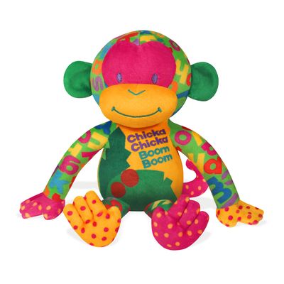 YOTTOY Contemporary Collection | Chicka Chicka Boom Boom Soft Stuffed Plush Monkey Toy 7.5