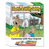 ZOCO  Electric & Utility Safety  Custom Promotional Coloring Books (250 Bulk Pack, With Crayons)  Handout for Kids  Add Your Imprint to the Front Cover view 1