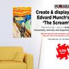 Pix Brix Pixel Art Puzzle Bricks - Pixel Puzzle of The Scream by Edvard Munch, 6,510 Pieces - Patented Colorful Slide + Stack Building Bricks to Recreate This Famous Painting, Builds Without Glue view 2