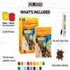 Pix Brix Pixel Art Puzzle Bricks - Pixel Puzzle of The Scream by Edvard Munch, 6,510 Pieces - Patented Colorful Slide + Stack Building Bricks to Recreate This Famous Painting, Builds Without Glue view 3