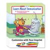 ZOCO  Immunization Custom Coloring Books (250 Bulk Pack, with Crayons)  Vaccine & Health Awareness Education  Hospital, Doctors Office Handout for Kids view 1