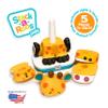 Stack-a-Roos Baby Giraffe by Salus Brands - Animal Stacking Toy, Educational Early Learning Toy for Infants Babies Toddlers, Age 12+ Months - Great Baby Gifts, STEM view 2
