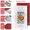 Erbacan Beginner Tarot Cards Deck with Meanings on Them-Tarrot Deck with Guidebook(Free Soft Velvet Pouch Bag) view 2