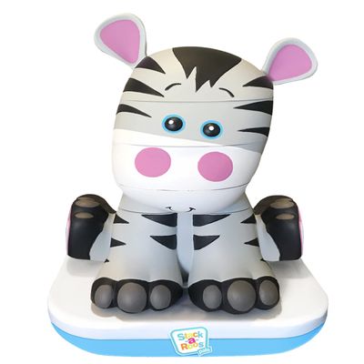 Stack-a-Roos Baby Zebra by Salus Brands - Animal Stacking Toy, Educational Early Learning Toy for Infants Babies Toddlers, Age 12+ Months - Great Baby Gifts, STEM