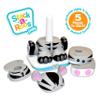 Stack-a-Roos Baby Zebra by Salus Brands - Animal Stacking Toy, Educational Early Learning Toy for Infants Babies Toddlers, Age 12+ Months - Great Baby Gifts, STEM view 2