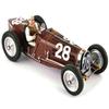 Bugatti T59 #28 Nuvolari Monaco GP (1934) w/Driver Mounted & Etorre Bugatti and Jean Bugatti Figures 1/18 Models by Le Mans Miniatures FLM 18000228 M view 2