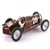 Bugatti T59 #28 Nuvolari Monaco GP (1934) w/Driver Mounted & Etorre Bugatti and Jean Bugatti Figures 1/18 Models by Le Mans Miniatures FLM 18000228 M view 3