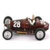 Bugatti T59 #28 Nuvolari Monaco GP (1934) w/Driver Mounted & Etorre Bugatti and Jean Bugatti Figures 1/18 Models by Le Mans Miniatures FLM 18000228 M view 4
