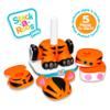 Stack-a-Roos Baby Tiger by Salus Brands - Animal Stacking Toy, Educational Early Learning Toy for Infants Babies Toddlers, Age 12+ Months - Great Baby Gifts, STEM view 2