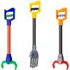 Lewtemi 3 Pcs Claw Grabber Interactive Toy, Intelligence Grabber Toy Robotic Claw, Robotic Hand Pick up Tool for Game Early Hand Eye Coordination Play, 18" Long Arm(Gray, Red, Black) view 1
