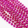 GiftExpress 12 pack of Mardi Gras Beads Necklace, Metallic Hot Pink Beaded Necklace, Mardi Gras Throws, Party Beads Costume Necklaces view 2