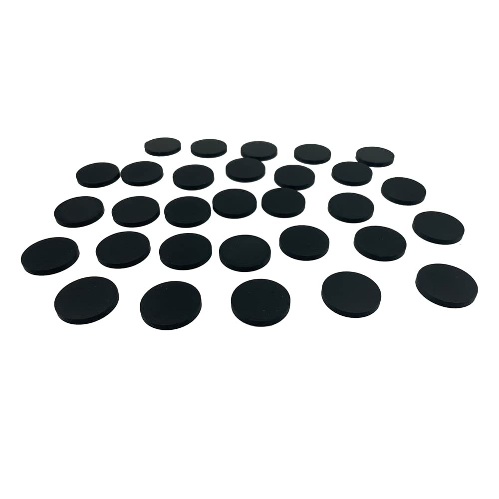1 Inch Circular RPG Bases | Medium Figure Size | 30 Pack | Terrain Genesis