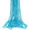 GiftExpress 12 pack Mardi Gras Beads Necklace, Metallic Teal/Turquoise Beaded Necklace, Mardi Gras Throws, Party Beads Costume Necklaces view 1