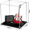 Pyy96 Acrylic Display Case for 21329 Ideas Fender Stratocaster Building Kit, Acrylic Dustproof Clear Display Box Showcase for 21329 Guitar Model (Model Set NOT Included) (3mm) view 2