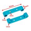 2Pcs Metal Upper Suspension Arm Mount for Tamiya TT01 TT-01 1/10 RC Car Upgrade Parts (Color : Blue) view 2