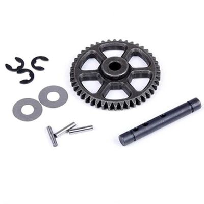Middle Drive Gear Set Fit for 1/8 Hpi Savage XL Flux Rovan Monster Brushless Truck Torland Rc Car Parts (Color : Black)