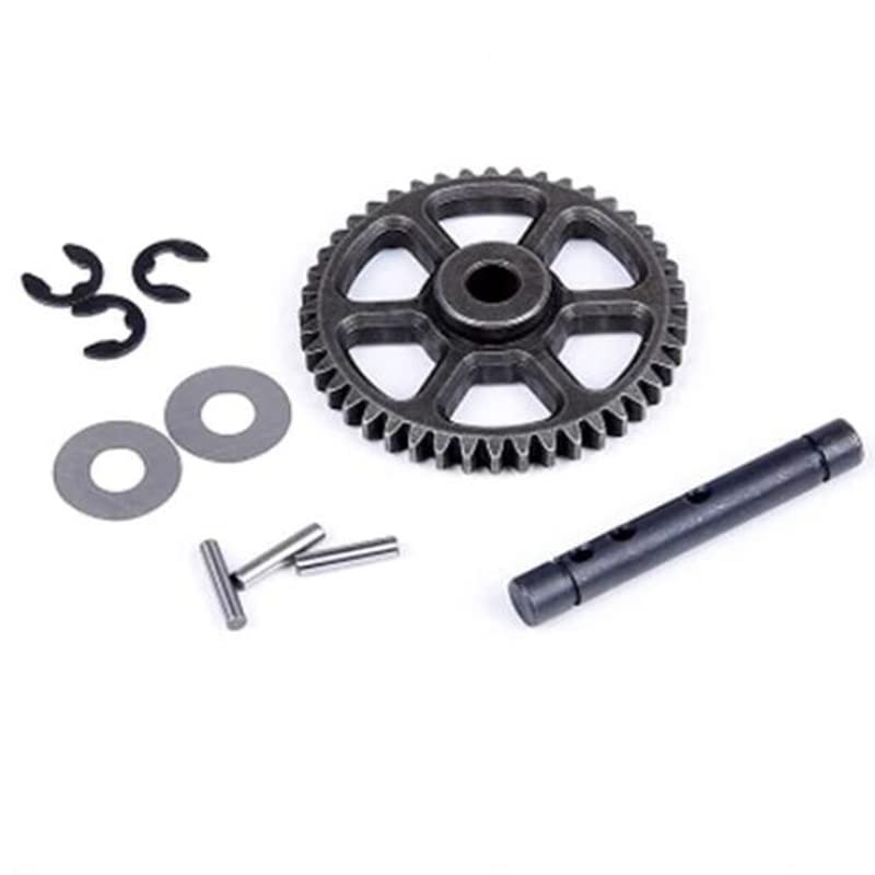 Middle Drive Gear Set Fit for 1/8 Hpi Savage XL Flux Rovan Monster Brushless Truck Torland Rc Car Parts (Color : Black)