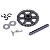Middle Drive Gear Set Fit for 1/8 Hpi Savage XL Flux Rovan Monster Brushless Truck Torland Rc Car Parts (Color : Black) view 1